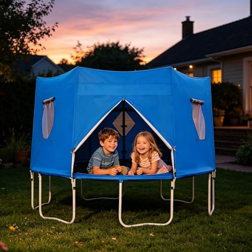 Housse de protection pour trampoline protecteur auvent extérieur - 2