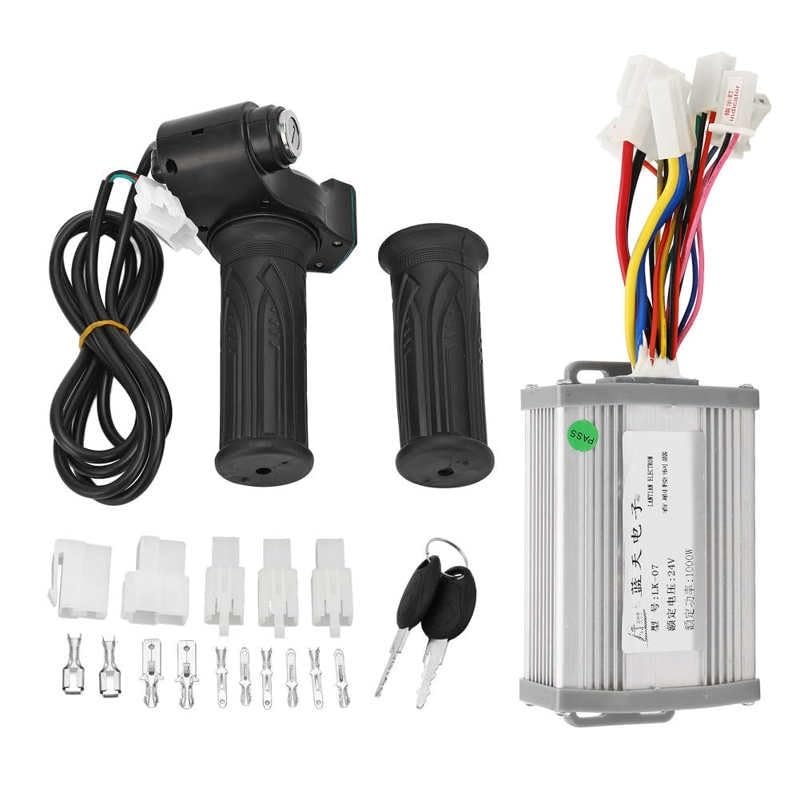Centralina Monopattino Elettrico E-bike 12V 24V 36V 48V 250W 350W 500W 800W 1000W Controller motore Twist Throttle Lock Keys Accessori scooter elettrico