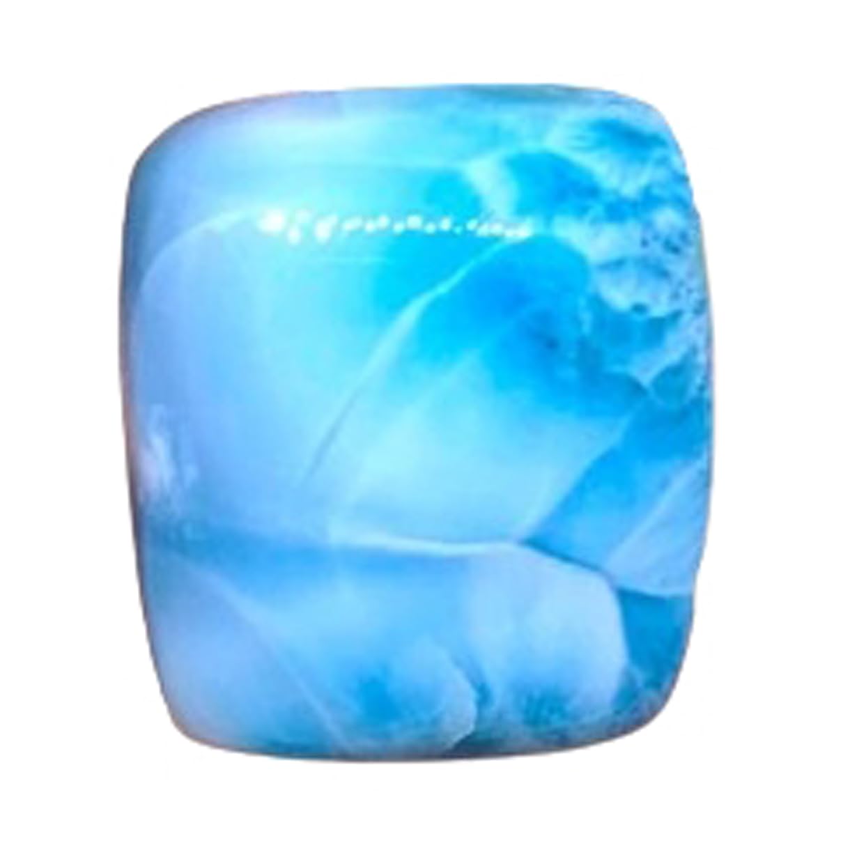 Larimar naturel cabochon 22mm pour remplacer une pierre de bague cassée