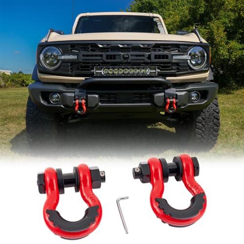 IAG I-Line Front Recovery Shackles for Ford Bronco 2021+ w/Modular Bumper