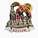 Red Dragon of Cracovia Polonia Magnete da frigorifero 3D regalo regalo di viaggio souvenir decorazione casa e cucina adesivo magnetico Cracovia Polonia frigorifero magnete collezione