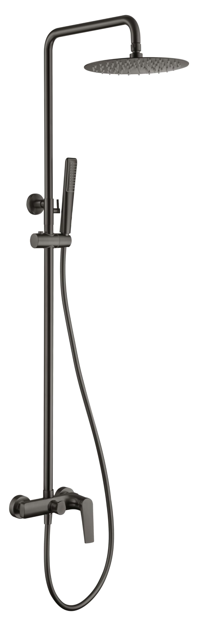 IMEX BDD055/BGM DELOS Conjunto Ducha Monomando Black Gun Metal