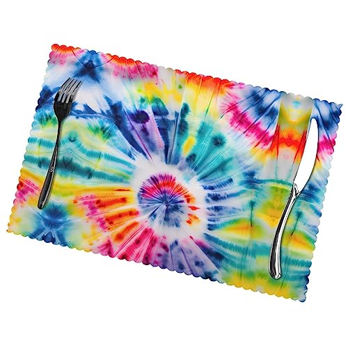 Sets de table lavables Rainbow Tribe Beautiful World pour protéger la table des plats chauds - 4