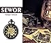 Imagen de SEWOR Nuevo diseño único cara mecánica mano viento reloj de bolsillo completo oro tono