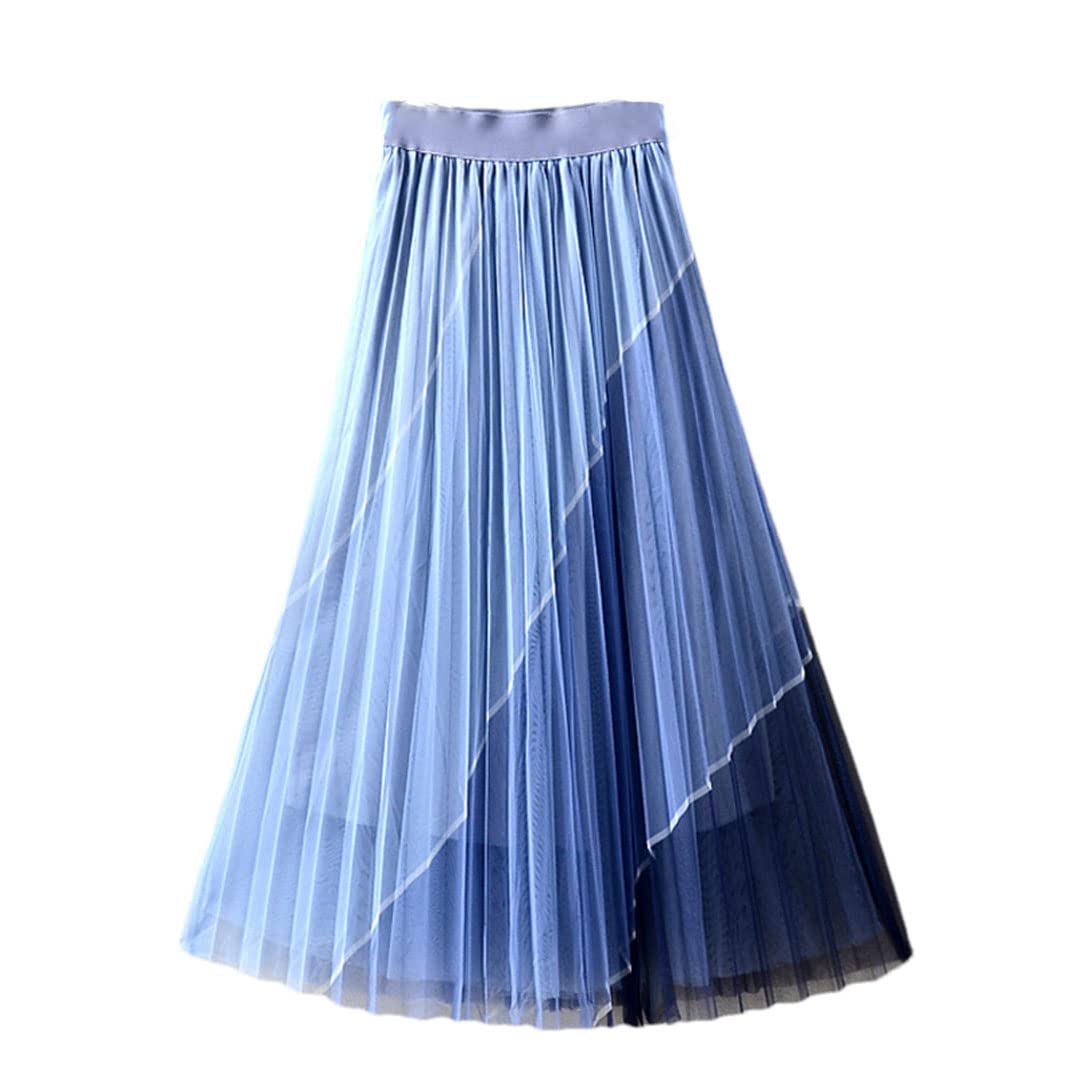 Jupe en tulle taille haute légère et fluide pour l'été - 7
