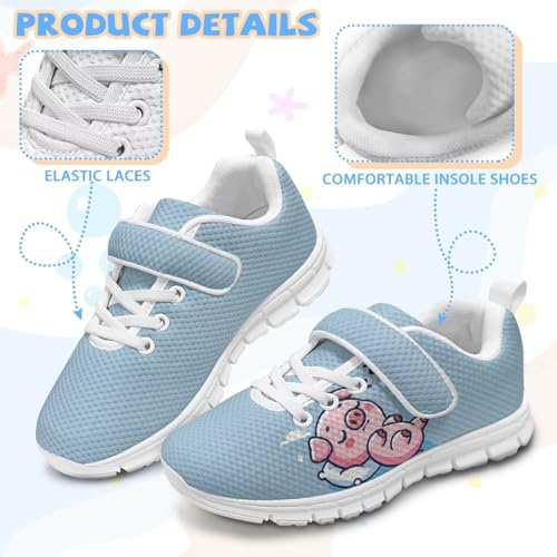Yzaoxia Little/Big Kids Tennis Shoes for Girls Sneakers with Strap4