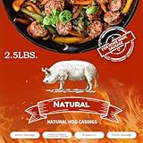 Natural Hog Casings for Sausage Making, 2.5-Pound - 100% collagen