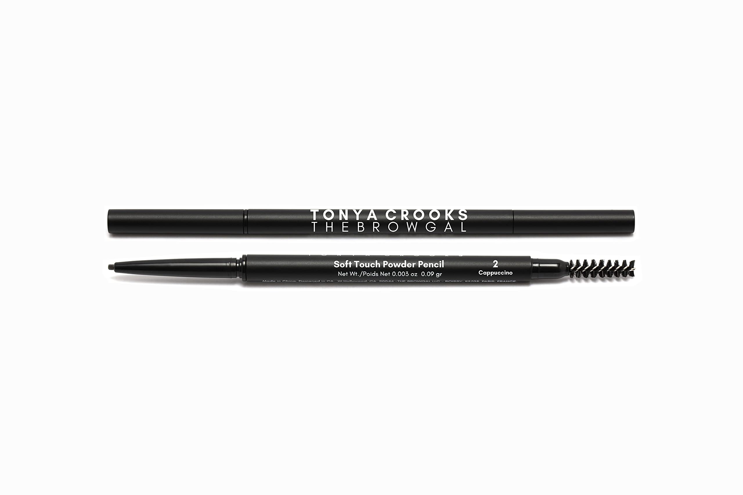 The BrowGal - Soft Touch Powder Pencil, Automatic Powder Based with Built-In Brush - Incredible Gradient Effect for Eyebrow Make-Up - Natural Looking Brows, Smudge Proof & Anti-Fade