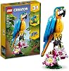 LEGO Creator 3 en 1 Loro Exótico Set de Juguete de Construcción, se Transforma en 3 Figuras de Animales Diferentes - de Loro Colorido, a Pez Nadando, a Rana Linda, Juguetes Creativos para Niños de 7 Años en Adelante, 31136 2