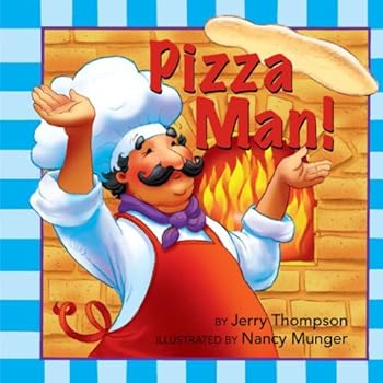 Hardcover Pizza Man! Book