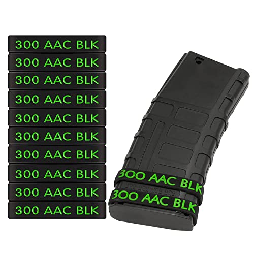 Hoosteady 300 Blackout Magazine Marking Bands 10 Pack #TOP13