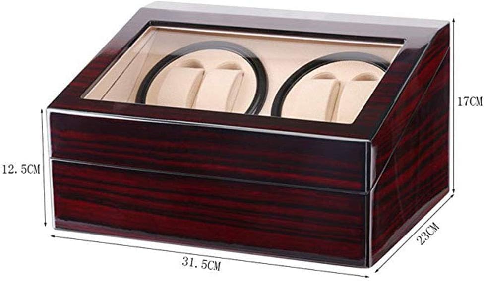 FENOKD Automatic Watch Winder Watch Winder Shake Table Device 4+6 Piano Paint Double Head Automatic Shaker Electric Watch Box Motor Box Automatic Winding Box