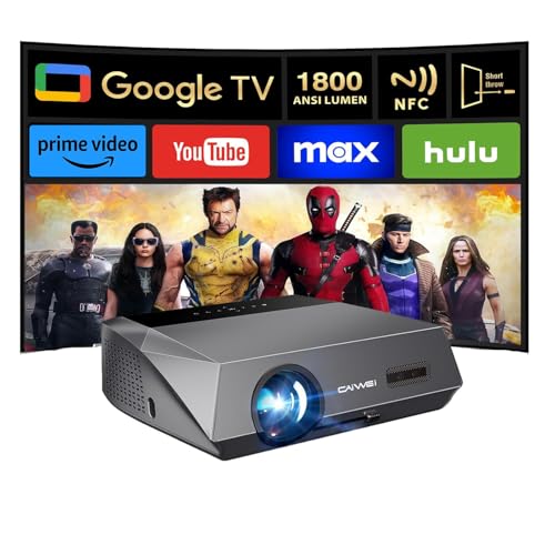 Image of 2300 ANSI Daytime Projector Ultra HD 4K Smart Projector Daylight with Tof Auto Focus HDMI ARC DD+ Bluetooth WiFi6 for Bright Home Theater Outdoor Movie Church Bar