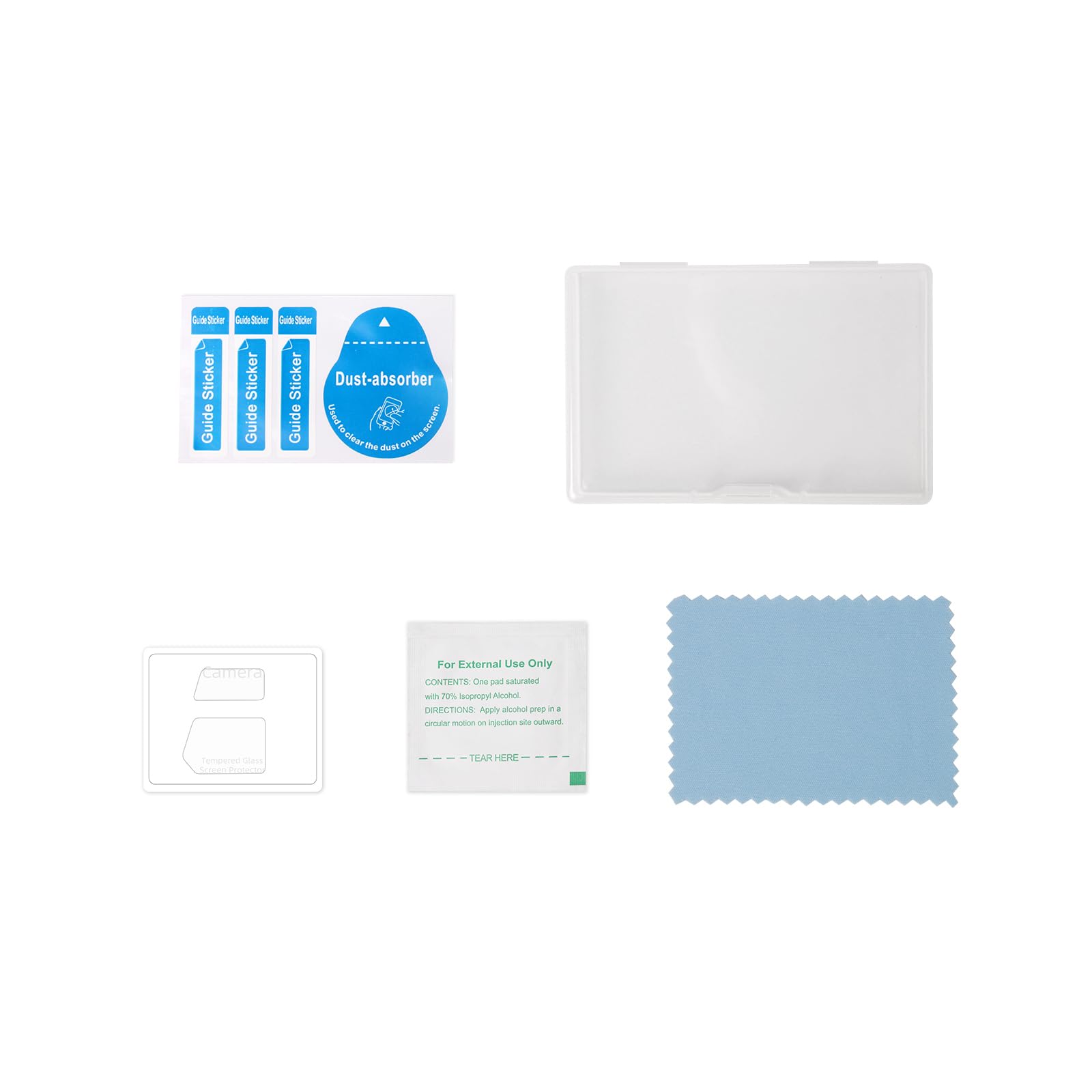 Durable 9H High Hardness Tempered Film Camera Lens Protector Clear Transparent Tempered Glass Set for DJI Mavic 3 Drone