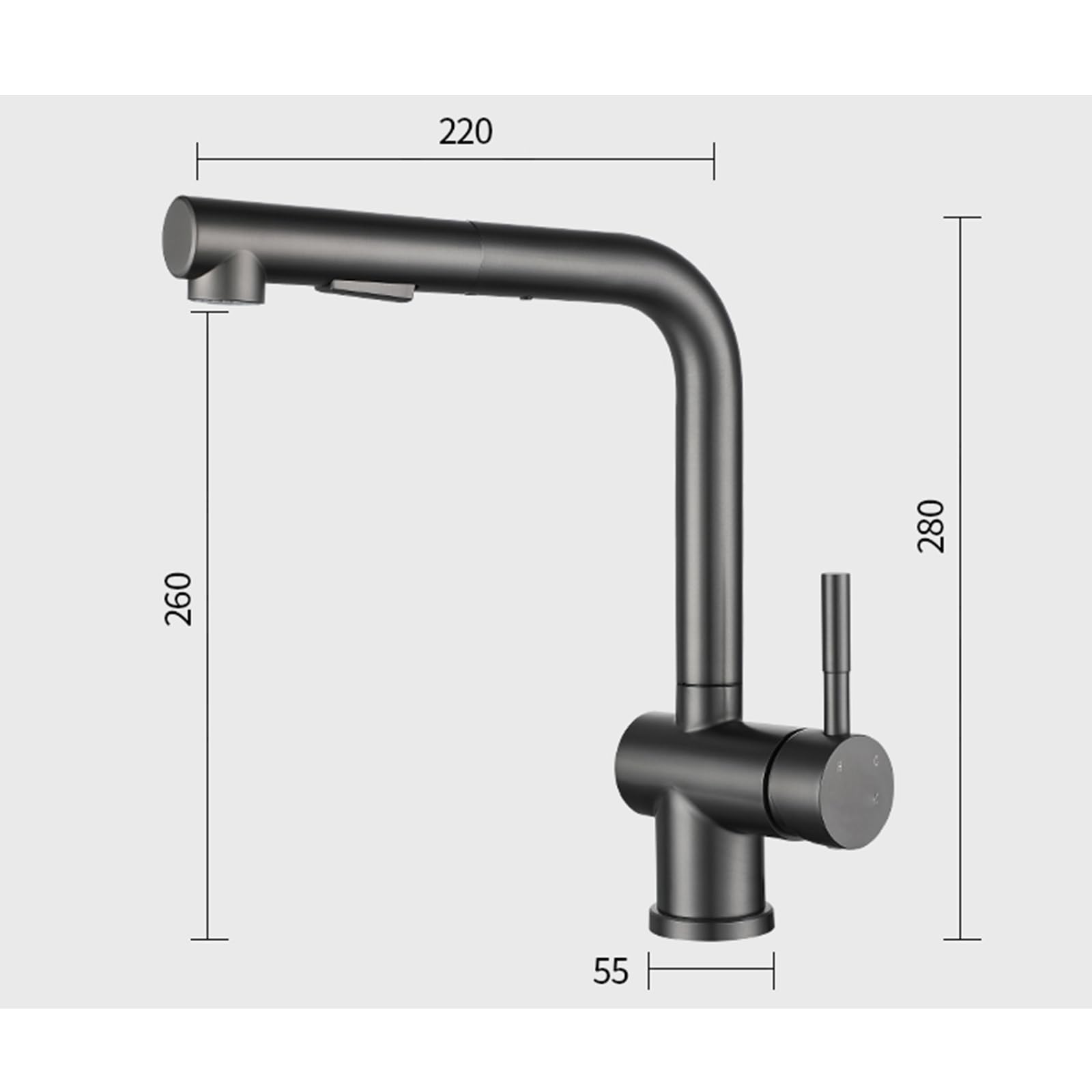 Grifo de Cocina con Ducha Extraible, Grifo Cocina Extensible Giratorio 2 Funciones Agua Fría y Caliente Acero Inoxidable Grifos Cocina Extraible-Color Avena