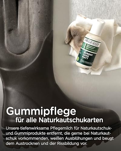 Fibertec Gummi- und Kautschuk-Pflege für Gummistiefel und Bootshäute, matt, 100ml,