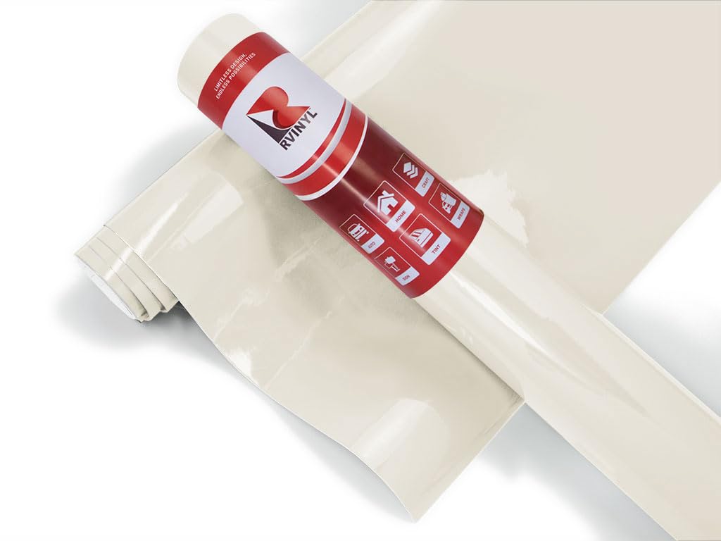 3M 50 Transparent Gloss Permanent Removable Adhesive Vinyl Roll for Craft and Sign Cutters (12in x 5ft Roll)