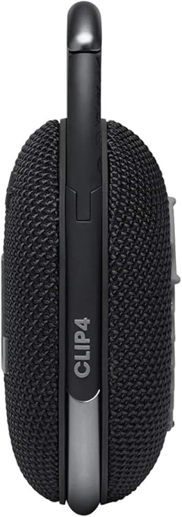 JBL Clip 4 Portable Bluetooth Speaker - IP67 Waterproof, Dustproof, 10 Hours Playtime, Integrated Carabiner, Ultra-Portable Design, Bold Style, Rich Pro Sound, Includes Pouch