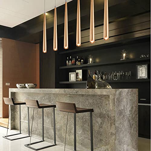 Lustre suspension LED cylindrique doré design créatif RAGGZZ d'architecte - 4
