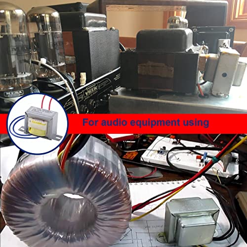 Jingzan 2 Pack Input AC 110V 50/60HZ Output AC 12V 10VA Power Transformer for Synchronous Motor, Lighting, Audio Equipment4