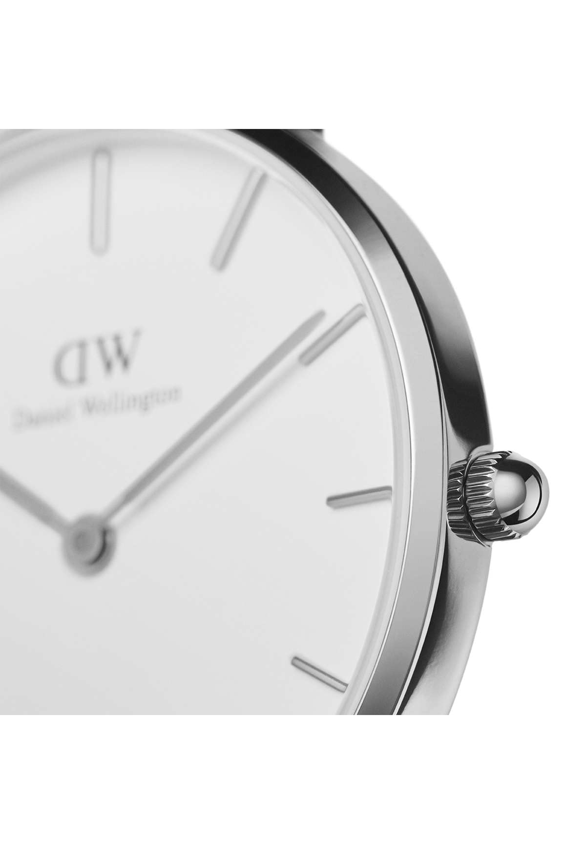 DANIEL WELLINGTON Petite Sterling, Reloj Plateado, 32mm, Metálico, para Mujer