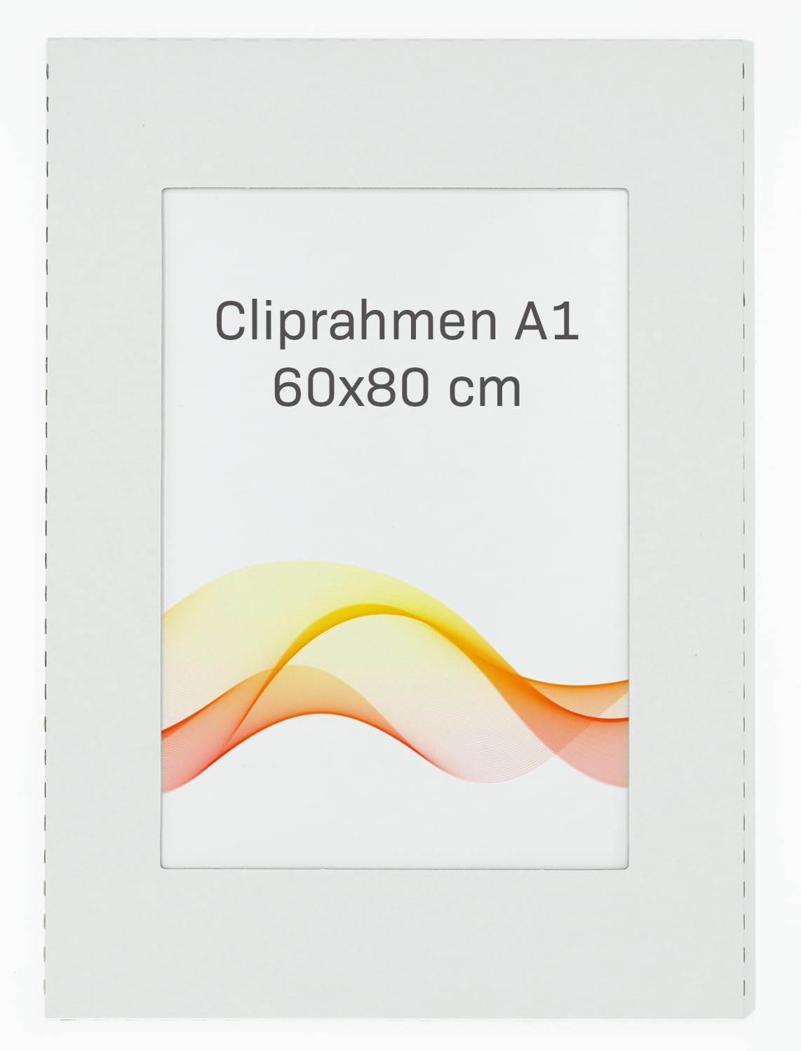 RAWWEST.BIS Rahmenloser 60x80 cm Bilderrahmen Bildhalter Cliprahmen Fotorahmen Kunstglas Plexi gut für Wohnzimmer, Esszimmer, Küche,Fotos Poster viele Größen Rechteckig mit Clips gut.