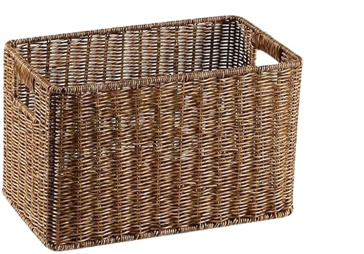 Boîte de rangement garde-manger grand volume 36x22x23 cm avec poignées intégrées