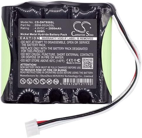 VI VINTRONS Battery for 3M 950ADSL Meter, Dynatel 950ADSL, 78-8130-7658-1, BBM-950ADSL,