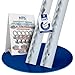 Produktbild NTG 4 Stück Airlineschiene halbrunde Form - TÜV Zertifiziert - 2m + 20 Stück einfach Fitting + 8 Stück Endkappe im Set mit Bohrungen aus Aluminum | eloxiert | 1975mm | Ladungssicherung