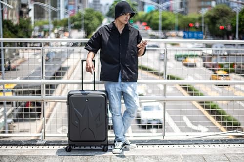 Image of Acer Predator Street-Style Luggage 25-Inch Luggage Bag | Silent Dual-Row Wheels | Front-Opening Design | Large Storage Compartments | TSA Approved Lock | Matte Gray