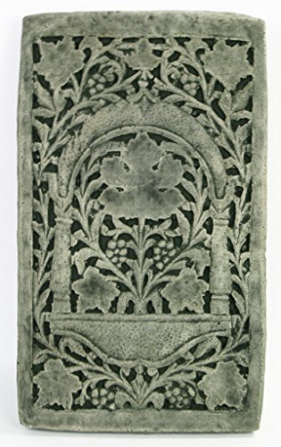 Vineyard Concrete Wall Garden Plaque Architectural Cement Wall Plaque Garden