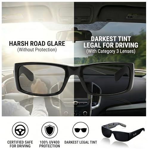 Image of Locs Mens Hardcore Gangster Sunglasses Bandana Print