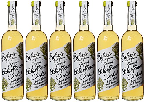 Belvoir Organic Elderflower Cordial 500 ml (Pack of 6)