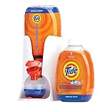 Tide Clean Kit EZ Press Precision Dispensing System Starter Kit for Laundry Detergent - INCLUDES 1 Dispenser, 1 Measuring Cup, 2 Refill Bottles Tide Original Scent HE Turbo Clean Liquid - 50 Oz Ea