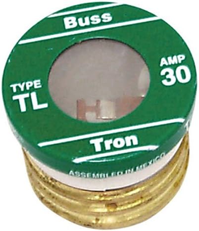 Bussmann TL-30PK4 30 Amp Time Delay, Loaded Link Edison Base Plug Fuse, 125V UL Listed, 4-Pack