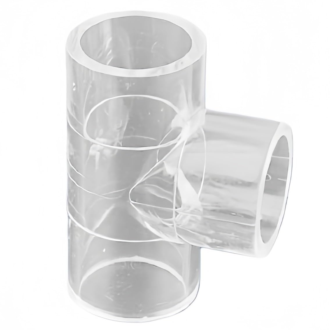 Anyaciy One Color Clear Acrylic Connector 5Pcs Hose Pipe Fitting 20 25Mm Diameter Acrylic Pipes, Clear Elbow Direct Tee Joint For Garden Pipeline