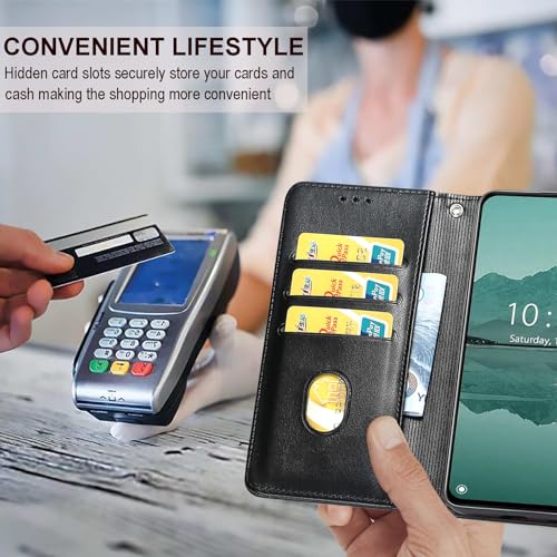 Funda de piel para Honor Magic5 Lite y X9A con acabado elegante premium 5