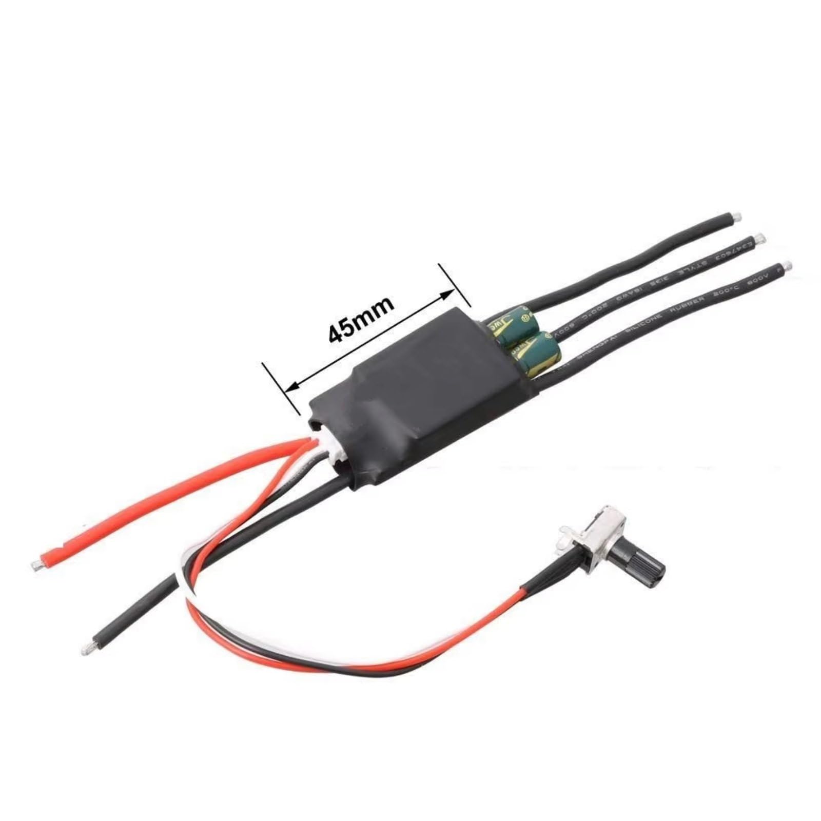 Per Driver Motore BLDC Brushless ESC 200 W 3 Per Fase DC 7-24 V Modulo Regolatore Velocità Potenziometro Camion Sostitutivi Modificati
