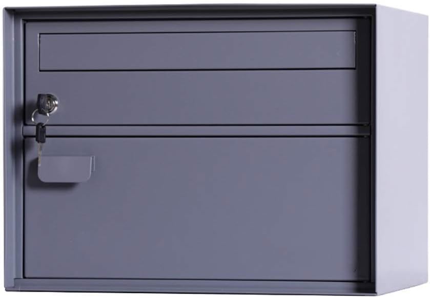 HBJWOV Mailbox -Lockable Door Outdoor Wall-Mounted Parcel for Letter Magazine（41X30.5X31CM）
