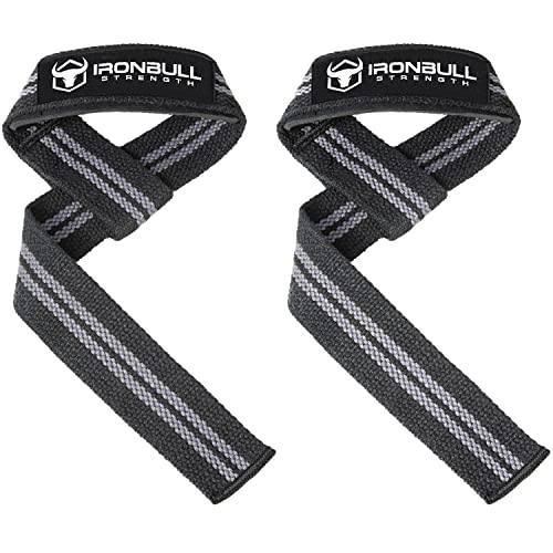 リフティングストラップ – パッド入り手首サポートラップ – パワーリフティング ボディビルディング ジムワークアウト 筋力トレーニング デッドリフト&フィットネスワークアウト用