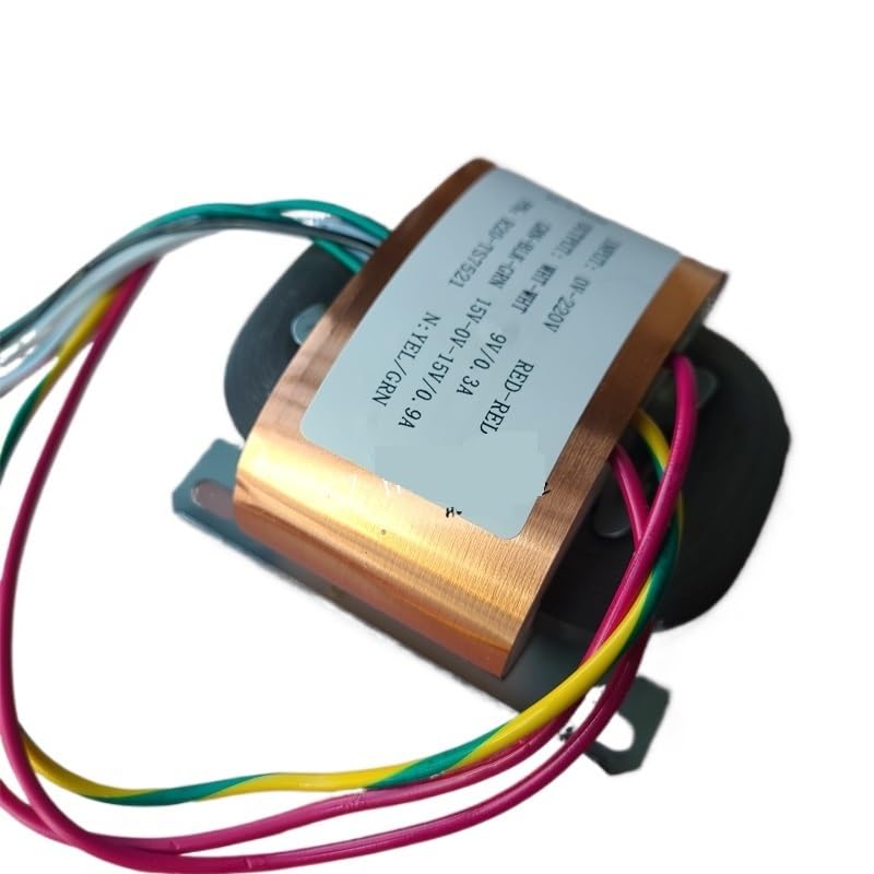 Transformator R Rdzeń Dual 15 V 30 W R20 Transformator napięcia z 220 V na 15 V-0-15 V + 9 V przedwzmacniacz DAC z ekranowaniem miedzianym