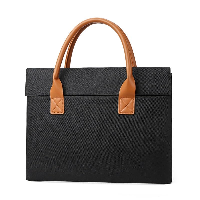 borsa da lavoro Borsa portadocumenti Oxford con manico e organizer for riunioni, ufficio e scuola, valigetta for il trasporto di documenti cartacei attrezzi