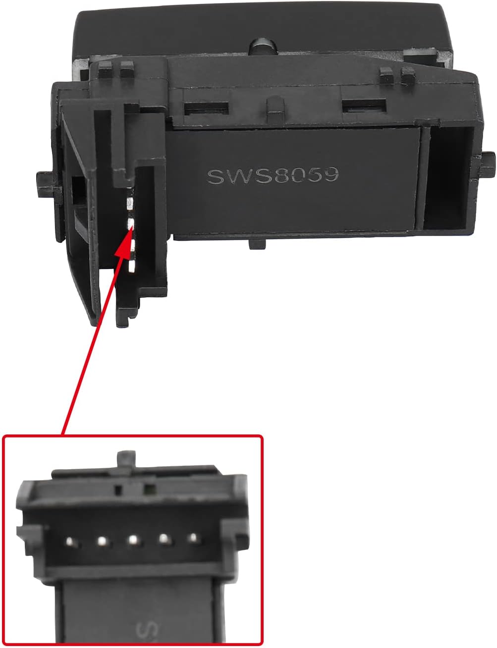 Front Driver Side Door Lock Switch for Chevy Silverado 1500 2500HD 3500HD for GMC Sierra 2007 2008 2009 2010 2011 2012 213 2014# 15804093 901-119