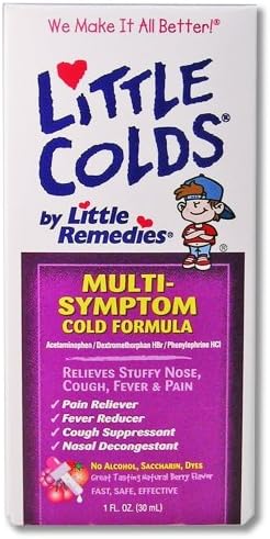 Little Colds Multi-Sympton, 1 Fluid Oz. Packages (Pack of 3)