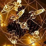 Łańcuchy świetlne, Kreatywny astronauta statek kosmiczny rakieta świetlna sznurek|na(Warm White,6.5FT(20LED))