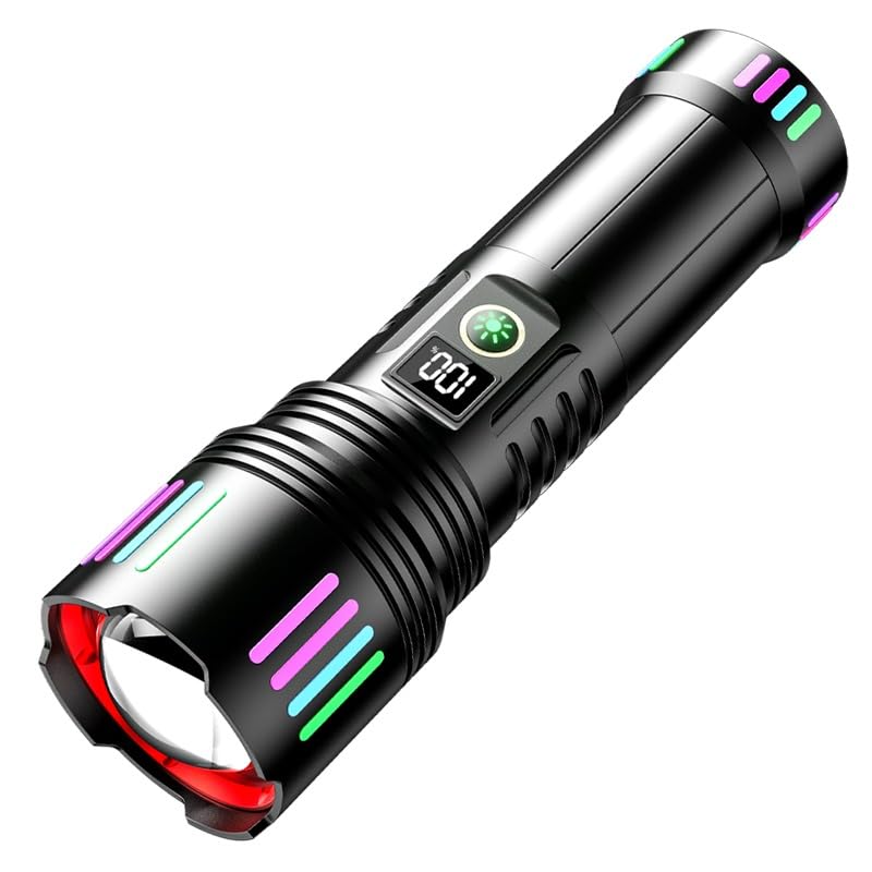 Happiest Minds Techno COBA Torch 517 2025 Wholesale White Laser Torches Wholesale Universal Convenient Rechargeable Flashlight with Tail Rope-picture-11