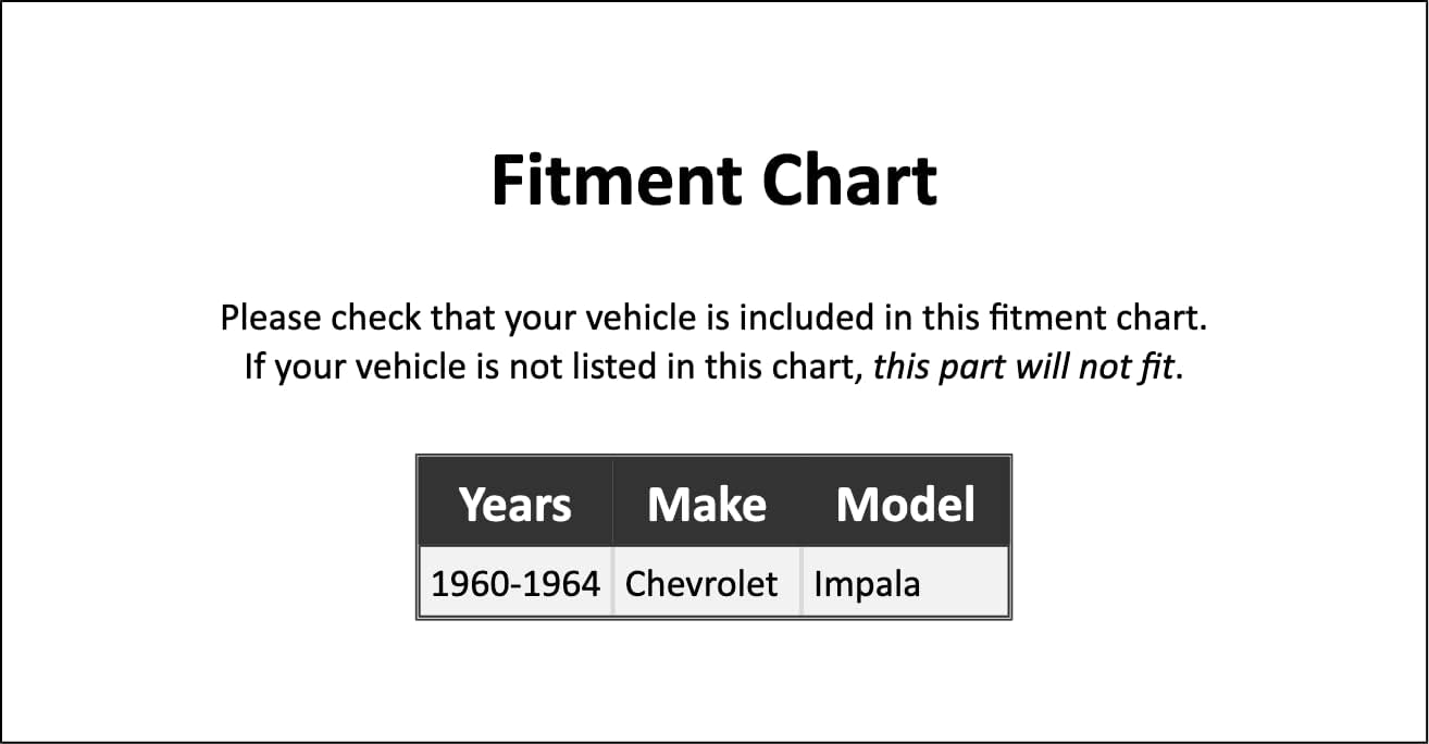 Drum Brake Wheel Cylinders - Front KIT Compatible With Chevrolet Impala 1960 1961 1962 1963 1964 (Front Left & Front Right)