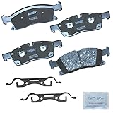 Bendix Priority1 CFC1629 Ceramic Front Brake Pads for Select Models Dodge Durango,Jeep Grand Cherokee,Mercedes-Benz GL350,GL450,GLE300d,GLE350,GLE350d,GLE400,GLS350d,GLS450,ML250,ML350,ML400,ML550