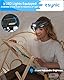 ESynic Kopfbandlupe Kopf Lupenbrille Stirnband Lupe LED Stirnband Lupe USB Aufladung Freisprech Lupe Kopflupe mit Licht und 5 abnehmbaren Linsen (1X-3,5X) zum Lesen, Schmuck, Lupen, Schwarz
