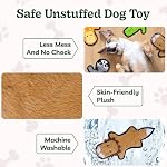SHARLOVY No Stuffing Dog Toys Crinkle Squeaky, Long Lasting Chews for Aggressive, Durable Plush Dog Puppy Chew Toys for Teething, with 6 Tough Layers for Small Medium Large Breed - Image 4